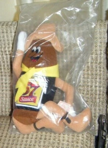 HIENZ 57 STEAK SAUCE DUDE BEAN BAG Advertising Cowboy Plush MWT MIP - Picture 1 of 2