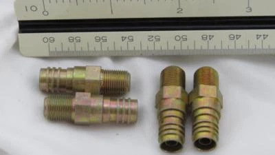 AIM 7202 (4 pcs) in-line Female Crimp on F Connector for RG59 Coax - Image 1 of 4