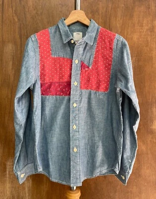 VISVIM Linen Three Fabric Shirt Made in Japan - Image 1 of 4