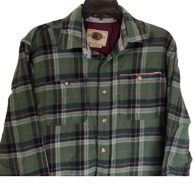 Boston Trader’s Men's Button Up Plaid Flannel Shirt Size Medium - Image 1 of 4
