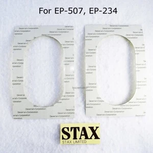 Offizieller STAX ""für EP-507, EP-234" Aufkleber (NEU) Kopfhörerteile/2 Stück - Bild 1 von 4