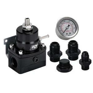 AN8 8AN AN6 Fuel Pressure Regulator With Gauge E85 EFI Motive High Pressure USA - Picture 1 of 11