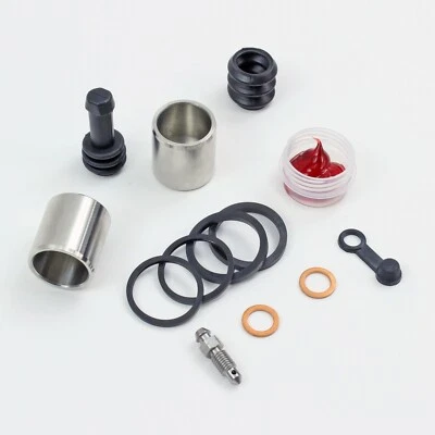 Brake Caliper Seal+SS Piston Kit for 1999-01 Kawasaki VN1500 VULCAN NOMAD Front - Image 1 of 3