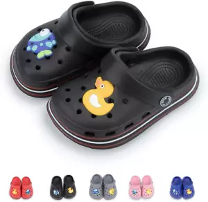 Toddler Kids Boys Girls Cute Garden Water Clogs Sandals Slip on Shoes Slipper Sl - Picture 1 of 5