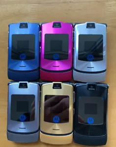 Original Motorola Razr V3i Quad Band Flip GSM MP3 Unlocked Old Used Mobile Phone - Picture 1 of 18