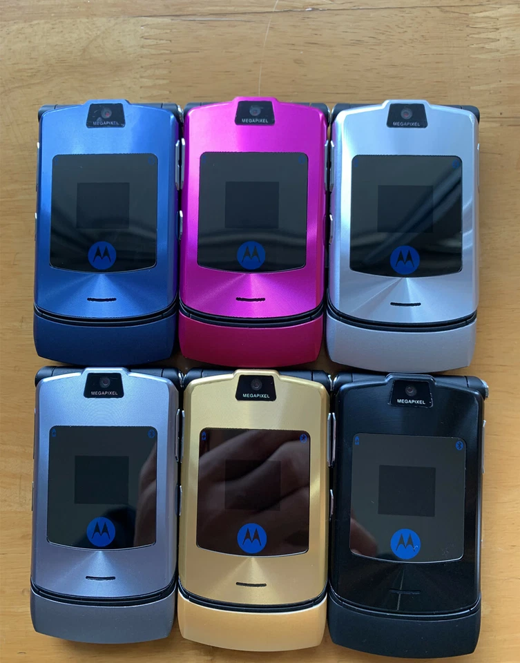 Original Motorola Razr V3i Quad Band Flip GSM MP3 Unlocked Old Used Mobile Phone - Image 1 of 4