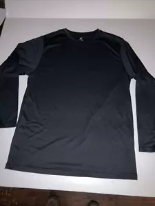 CHAMPRO Motorcycle Riding Shirt Men’s Large Black Thin L/S Sun Blocker - Picture 1 of 3