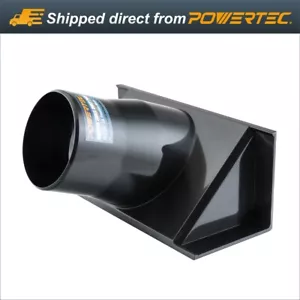 "Manguera de colección de polvo puerto de mesa de enrutador POWERTEC 2-1/2" (70288)" conector - Imagen 1 de 8