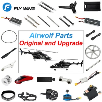 Fly Wing Airwolf RC Helicopter Original Parts Fuselage Blade Shaft Motor Servo - Image 1 of 4