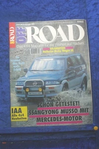 Off Road (X) 9/95 Daihatsu Rocky Wagon SE Ssangyong Musso 602 OKA Suzuki LJ 80 - Foto 1 di 2