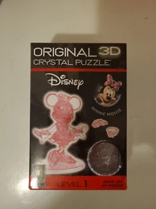 2 Original 3D Crystal Puzzle - Disney Minnie Mouse , light pink : NEW - Picture 1 of 2