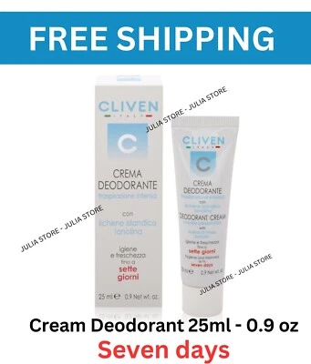 1X Cliven 7 Days Deodorant Cream for Intense Perspiration, 25 ml - 0.9 Oz - Image 1 of 4