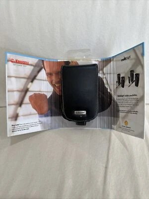 Krusell Blackberry Rim Cover/Carrier Black Leather - 62X0 / 72X0 NEW - Image 1 of 4