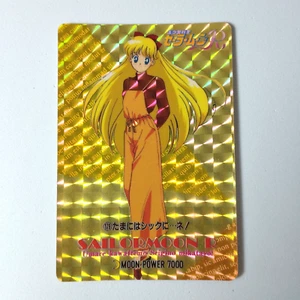 Sailor Moon R Card Prism Foil Sailor Venus #179 Bandai Carddass Japanese - Bild 1 von 6