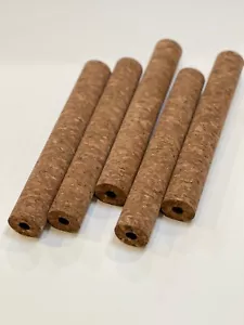 Cork Handles, 5 Smokey Burl , 8" x 1.20" x 3/8" Bore, Nice! One Set - Picture 1 of 2