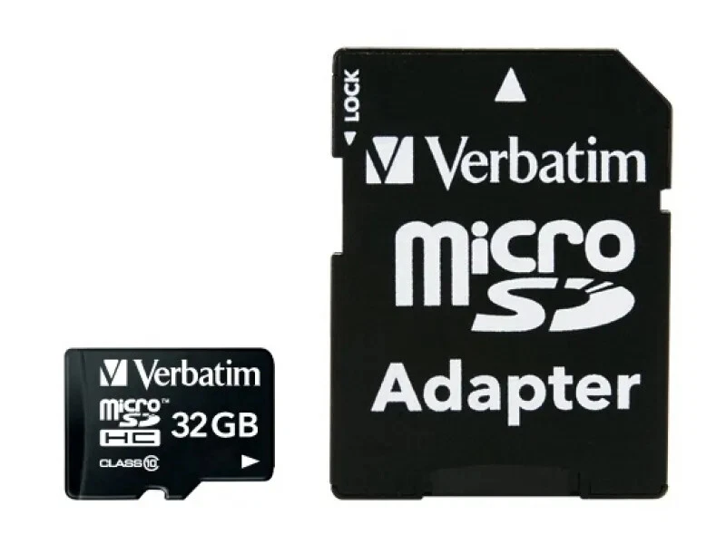Carte MicroSD/SDHC 32Go Verbatim Premium Cl.10 + Adap. - Image 1 of 1