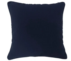Mb101a Navy Blue Plain Flat Velvet Style Cushion Cover/Pillow Case*Custom Size* - Picture 1 of 7
