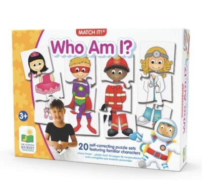 The Learning Journey Who Am I Match It Puzzle Self-correcting Puzzle Sets Read - Image 1 of 4