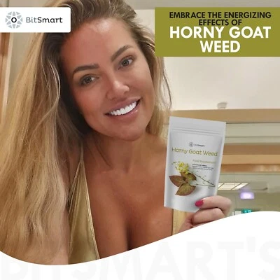 BIT SMART Horny Goat Weed Vegan Capsules | High Strength Libido Booster Pills | UK Seller