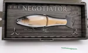 LTD Roman Made Negotiator Japan Glide wood swimbait bass hand made lure HTF rare - Picture 1 of 23