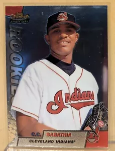 1999 Topps FINEST #294 CC C.C. Sabathia Indians SUPER PREMIUM ROOKIE CARD RC - Picture 1 of 2