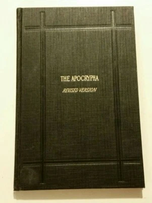 The Apocrypha Revised Version Translated From Greek Latin Thomas Nelson 1895 VTG Foto 1 de 4