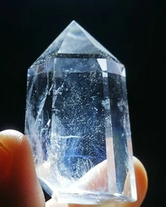 Lemurian "Blue Angel Feathers" Quartz Natural Point Crystal Rough Healing - Picture 1 of 8