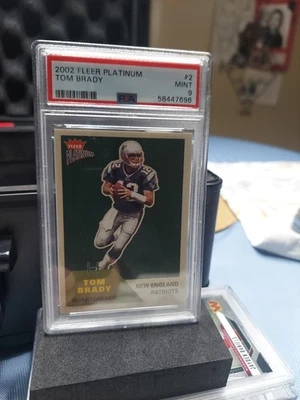 2002 Fleer Platinum - Tom Brady #2 - Image 1 of 4