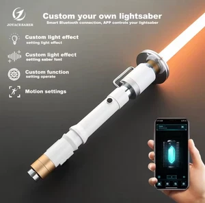 Pixel Lightsaber Jedi Professor Huyang Light Saber Metal Handle Cosplay Neopixel - Picture 1 of 16
