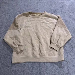 Madewell Sweatshirt Womens Small Brown Pullover French Terry Sweater MWL - Picture 1 of 8