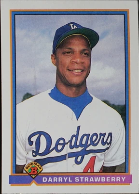 1991 Bowman Baseball Darryl Strawberry #609 - Image 1 of 2