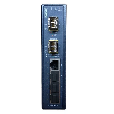 PLANET IGS-620TF SWITCH + 2 X 1.25 Gbps 850 Nm Fiber SFPs - Image 1 of 4