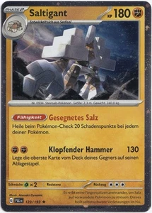 Pokémon Saltigant Cosmos Holo Entwicklungen in Paldea 123/193 NM Deutsch - Bild 1 von 1