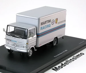 1:43 Schuco Mercedes LP 608 transporter Porsche Martini Racing - Picture 1 of 2