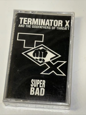 TERMINATOR X - Super Bad - RARE 1994 RAL Hip Hop Promo Cassette - Chuck D Sealed - Image 1 of 4