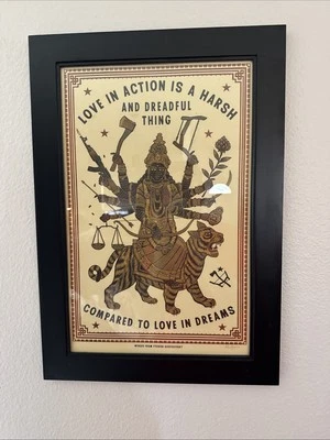 Ravi Zupa Signed & Framed Tantric Poster - Image 1 of 2