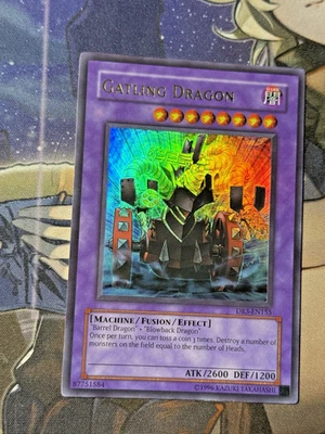 Yugioh Gatling Dragon DR3-EN155 NM Ultra Rare Dark Revelation Volume 3 Unlimited - Image 1 of 4