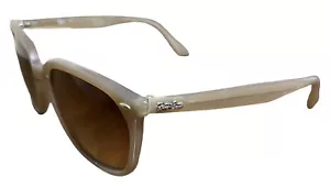 Ray-Ban RB4306 6166/13 55[]18 145 3N Beige Tan Sunglasses Made in Italy - Picture 1 of 12