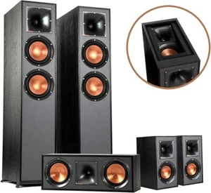 Klipsch Reference Dolby Atmos 5.0.2 Surround System 5 Speakers Bundle - Picture 1 of 3