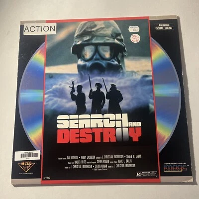 SEARCH AND DESTROY LASERDISC! KOSMO VINYL STUART GARRISON ACTION - Image 1 of 2