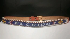 Mädchen Vintage FLORIDA Perlen Gürtel 70er Jahre  - Bild 1 von 5