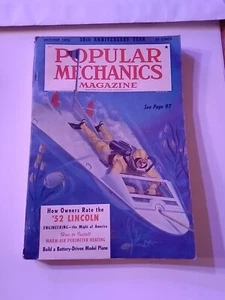 POPULAR MECHANICS MAGAZINE-OCTOBER, 1952-50TH ANNIVERSARY YEAR - Picture 1 of 3