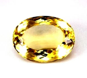 SHOLA Real 262,12 Ct Natural Amarillo Bahía Citrino de Brasil - Imagen 1 de 3