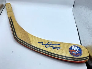 MICHAEL PECA New York Islanders Autograph SIGNED Hockey Stick Blade PSA COA - Picture 1 of 1