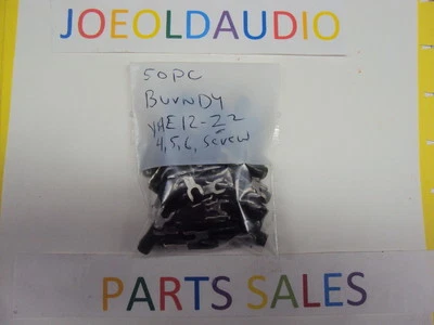 Burndy YAE12-Z2 Green Insulated Fork Tongue. 50 Pieces  - Image 1 of 2