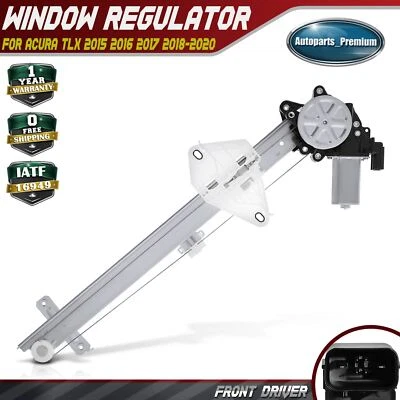 Regulador de ventana eléctrica del conductor delantero con motor para Acura TLX 2015 2016 2017-2020 Foto 1 de 4