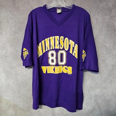 Camiseta deportiva vintage Sports Attack NFL Minnesota Vikings Cris Carter 80 para hombre L Foto 1 de 4