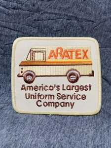 Vintage Aratex Uniform Company Patch- Embroidered Cork Backed Patch NEW - Picture 1 of 4