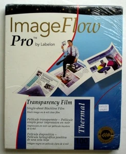 Película de transparencia térmica ImageFlow Pro TR-485, 100 hojas, 4 mil, etiqueta - Imagen 1 de 2
