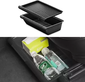 Tesla Model Y Under Seat Storage Box Organizer with Lid Storage Tray Box Bins - Picture 1 of 10